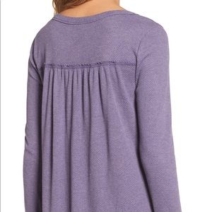 NWT Hinge shirted back thermal tee